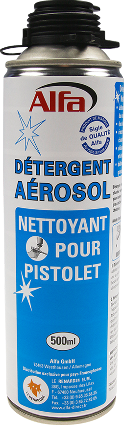 Détergent aérosol ALFA 618 Nettoyant pour pistolet Détergent aérosol ALFA 618 Nettoyant pour pistolet